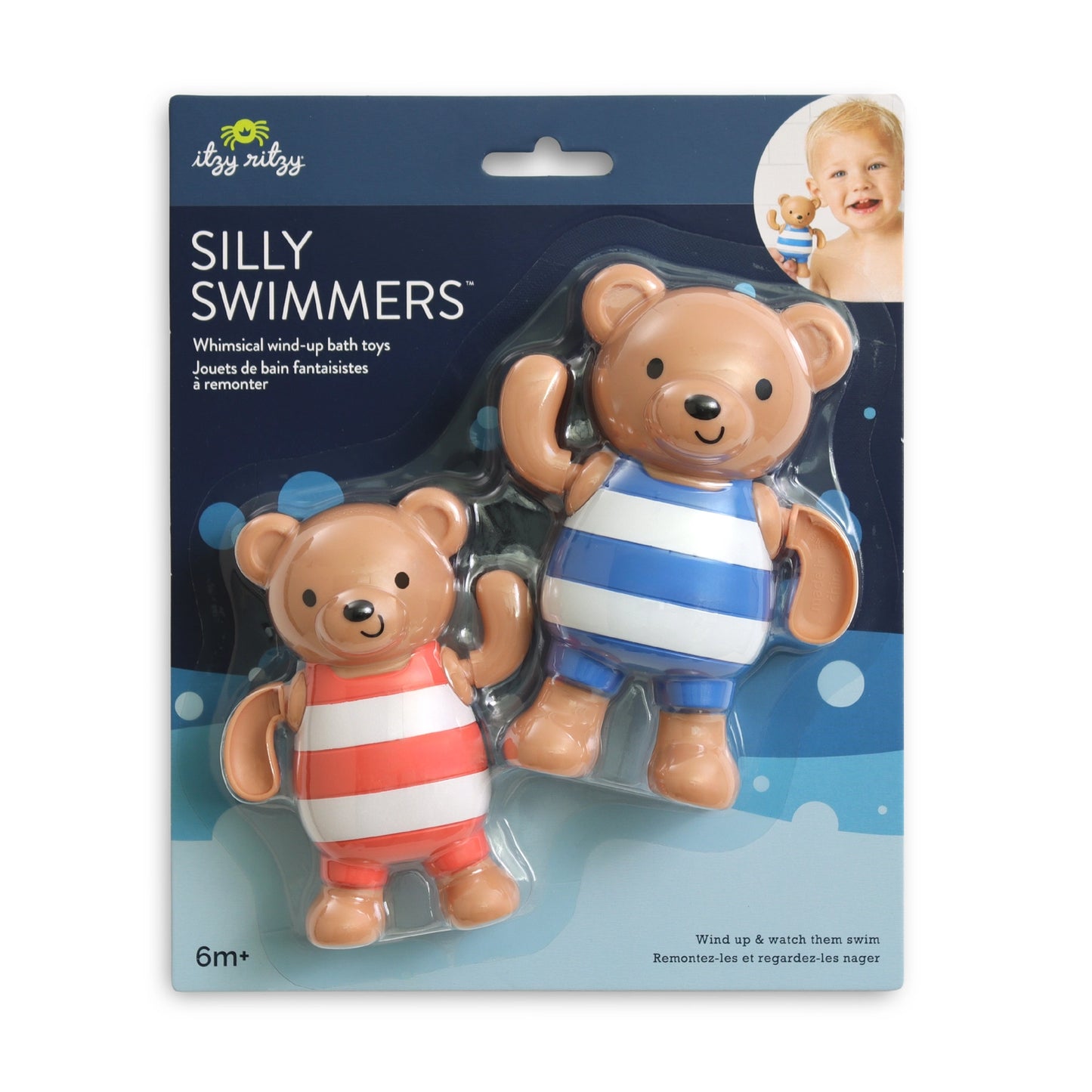 Bear Silly Swimmers™ Wind-Up Bath Toys