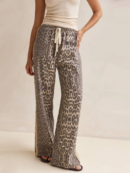 Leopard Striped Pants