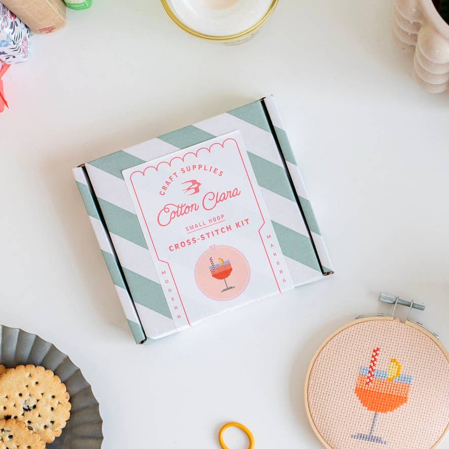 Cross Stitch Kit; Cocktail