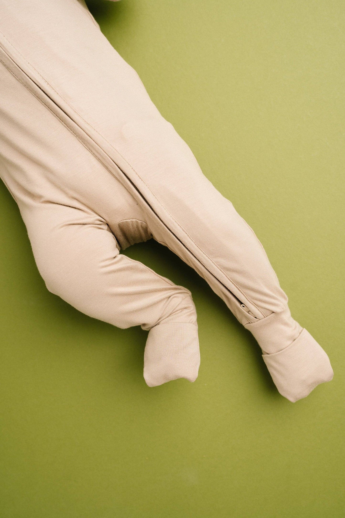 solid taupe zippy