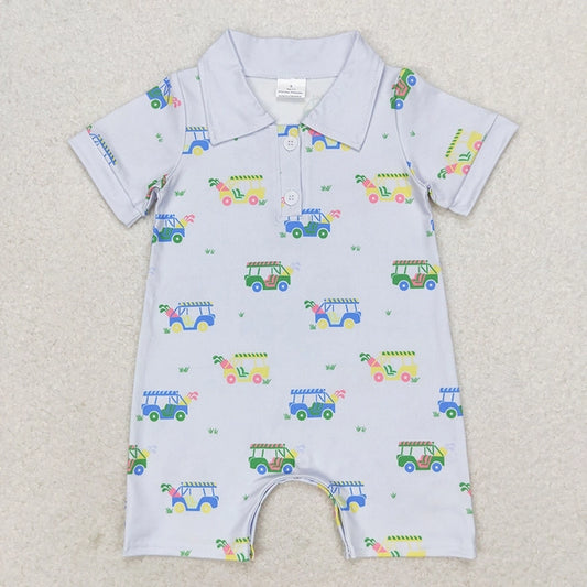 Mr. Caddy Boys Button Down Romper