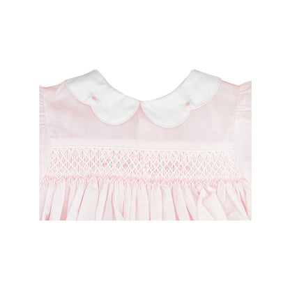 Hand Embroidered Smocked Bubble
