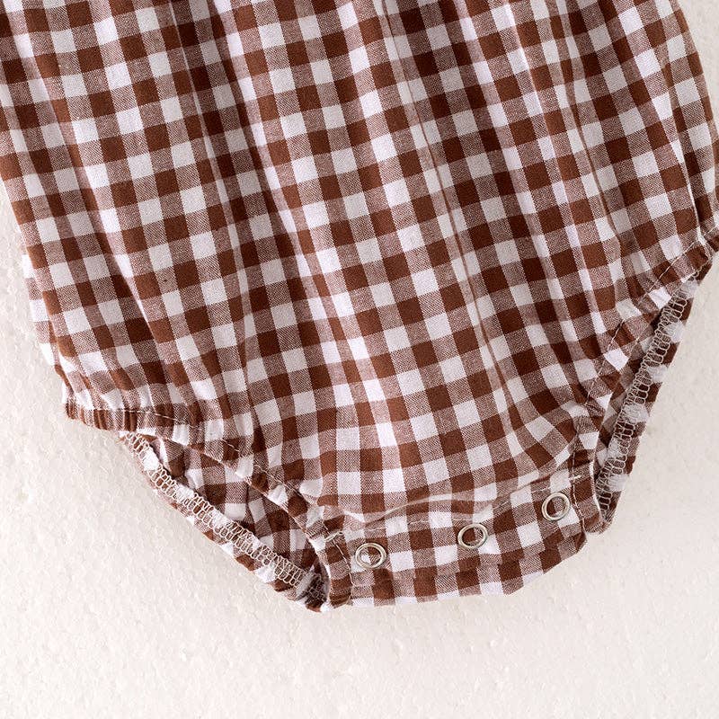 Pumpkin & Turkey Gingham Bubble