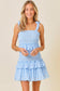 Smocked Ruffle Mini Dress