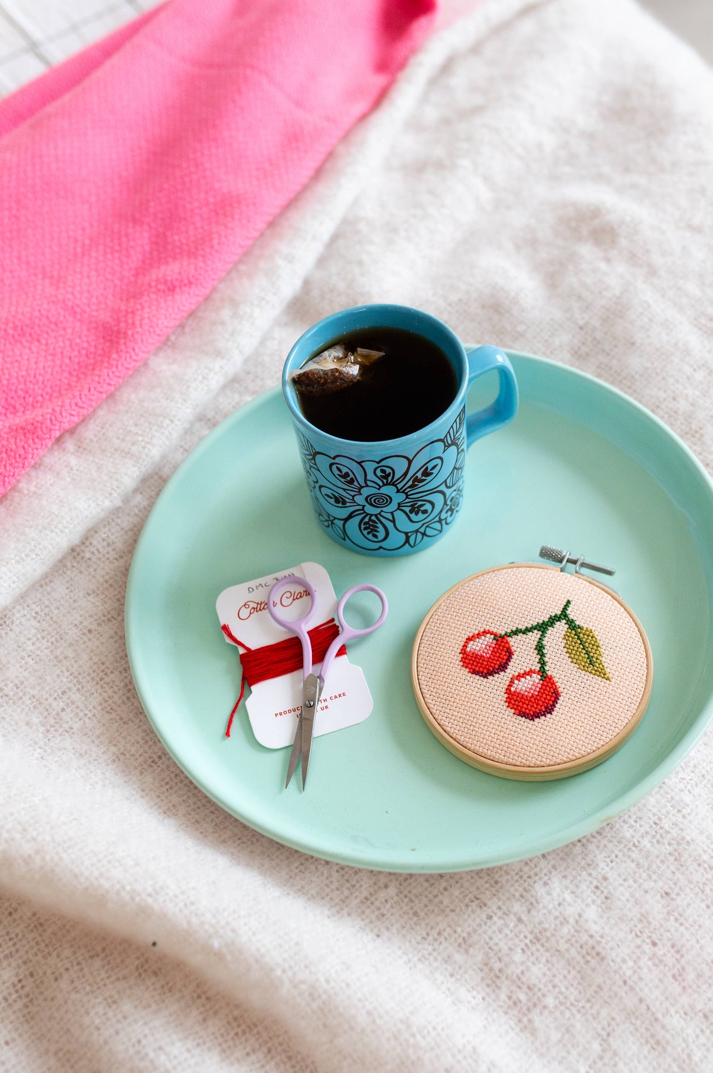 Cross Stitch Kit: Cherry