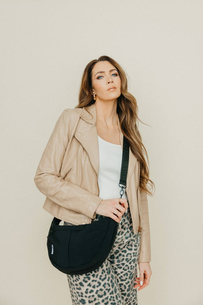 Brixley Crescent Bag- Onyx