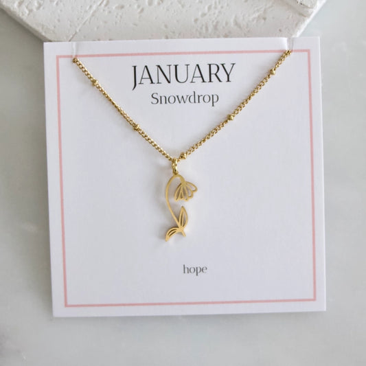 Birth Flower Necklace