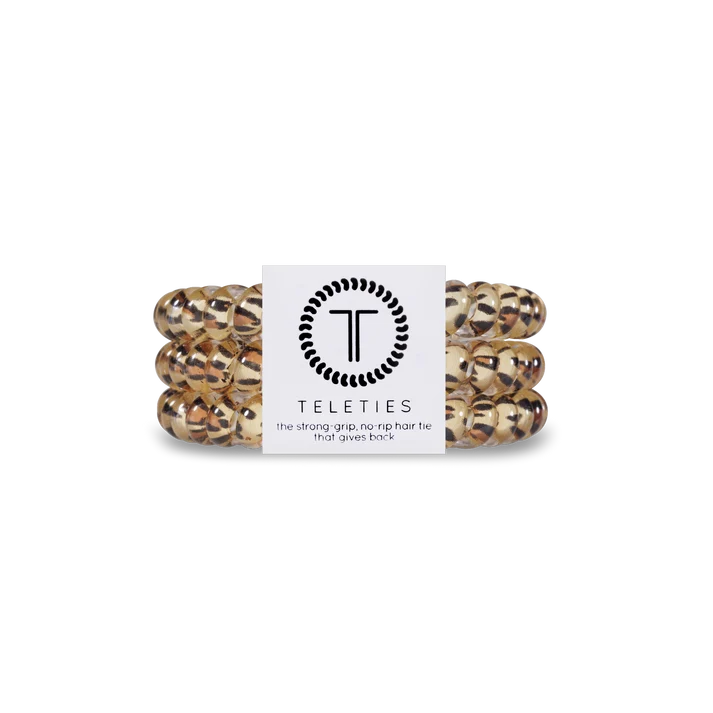 Leopard Large Hair Ties - Large